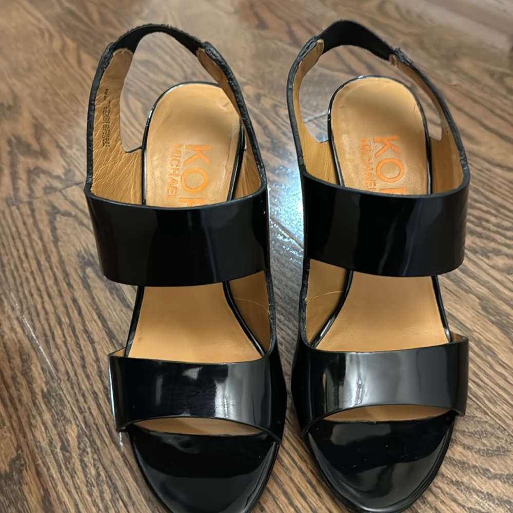 Michael Kors patent leather heels